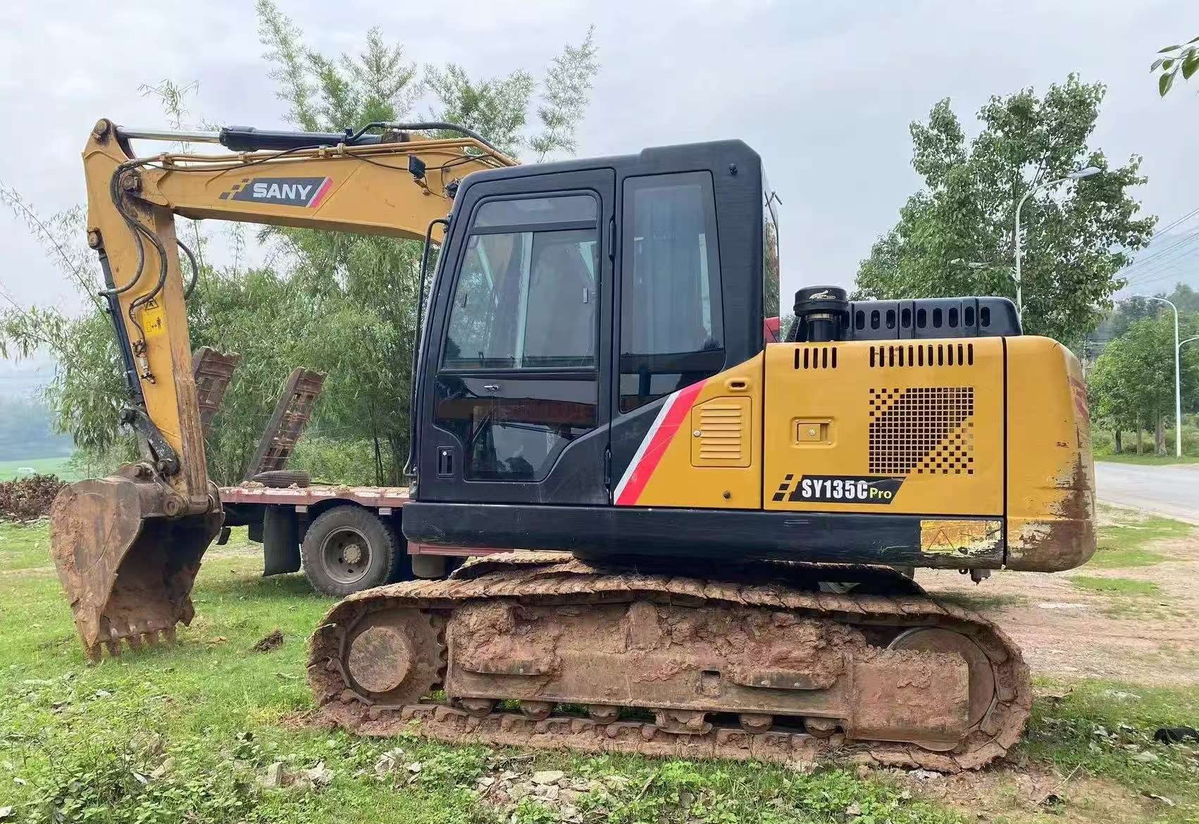 SANY SY135Cpro Used Hydraulic Excavator