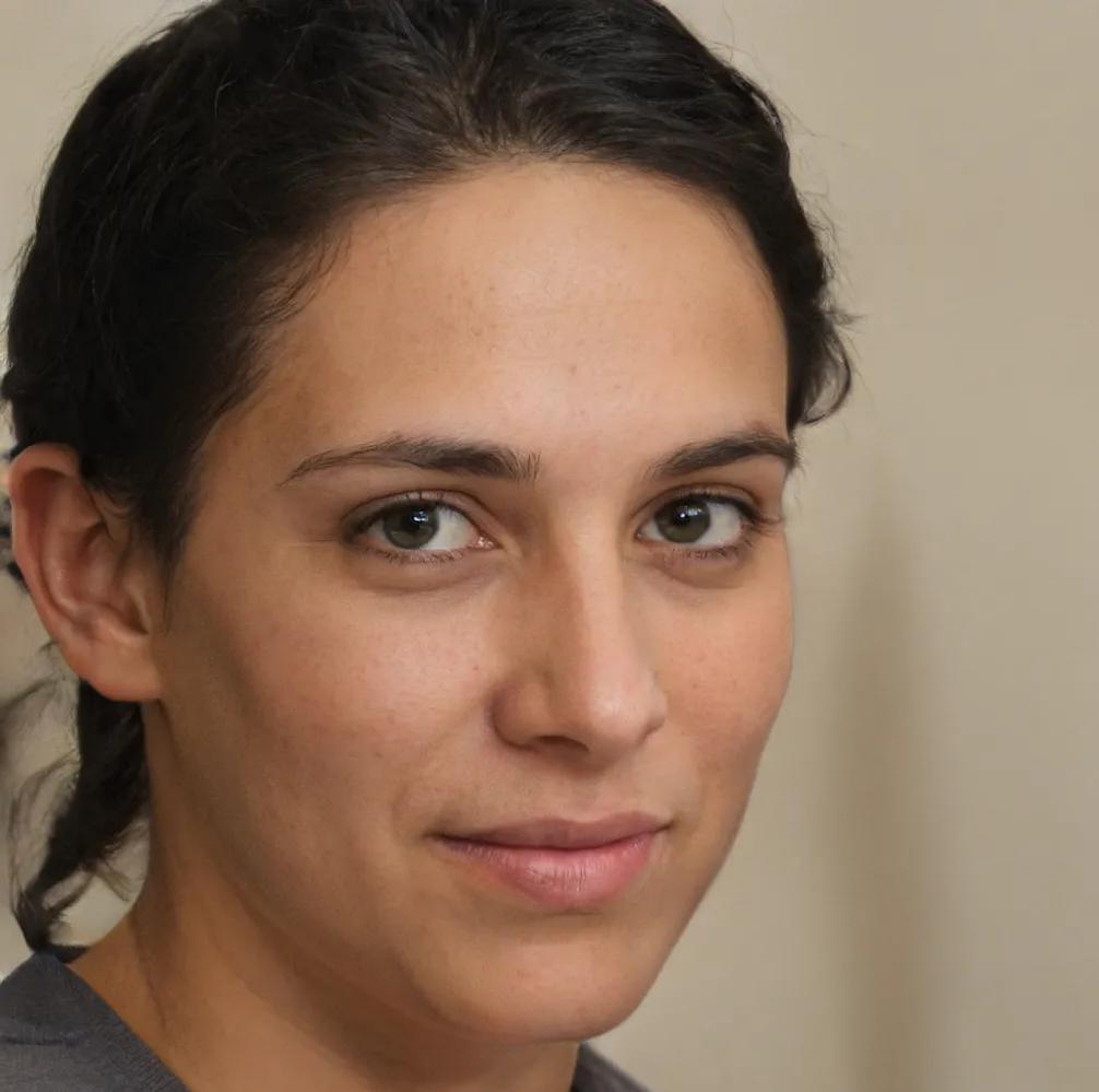 A black-haired woman